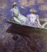 Claude Monet Young Girls in the Rowing Boat Germany oil painting artist